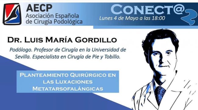 CONFERENCIA DEL DR.GORDILLO EN LA ASOCIACIN ESPAOLA DE CIRUGA PODOLGICA(AECP)