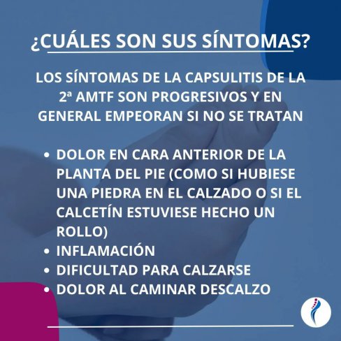 CAPSULITIS DE LA 2ª ARTICULACIÓN METATARSOFALÁNGICA