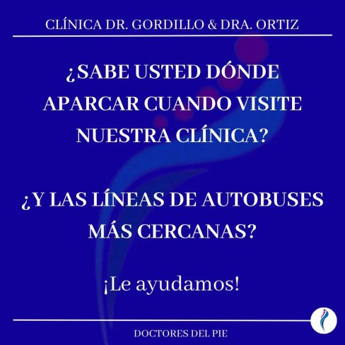 APARCAMIENTOS Y LÍNEAS DE AUTOBUSES