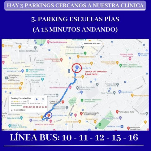 APARCAMIENTOS Y LÍNEAS DE AUTOBUSES